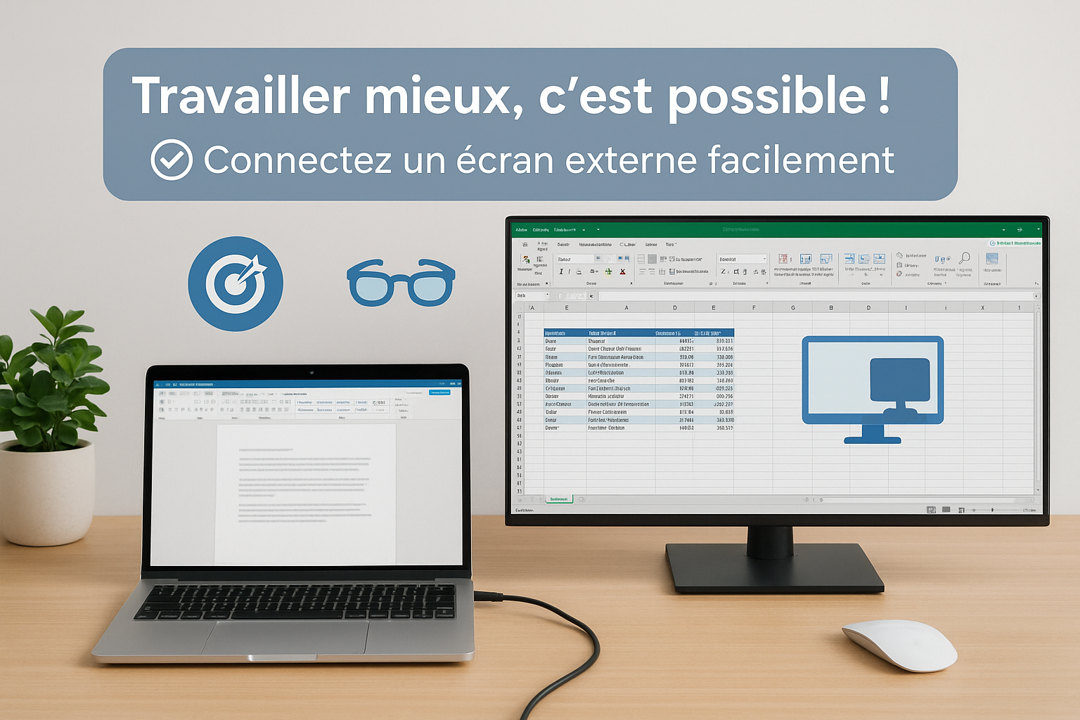 Comment connecter un écran externe à votre ordinateur portable: guide complet et astuces pratiques